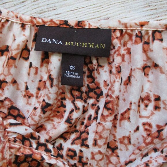*2/$30* Dana Buchman Snake Skin Printed Blouse - Picture 2 of 7